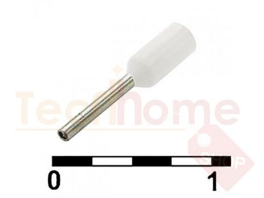 DN00206 white (0.75x6mm) Наконечники на кабель