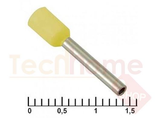 DN01012 yellow (1.4x12mm) Наконечники на кабель
