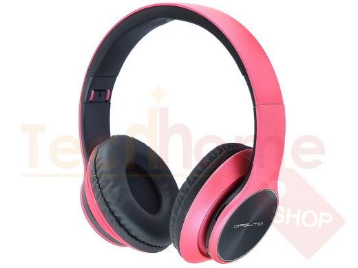 Bluetooth наушники большие (гарнитура)  Орбита OT-ERB43 Розовые наушники большие