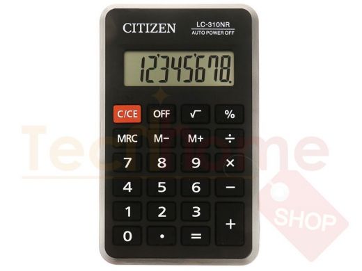 Калькулятор карманный CITIZEN LC310NR (114х69 мм), 8 разрядов, питание от батарейки, LC-310NR