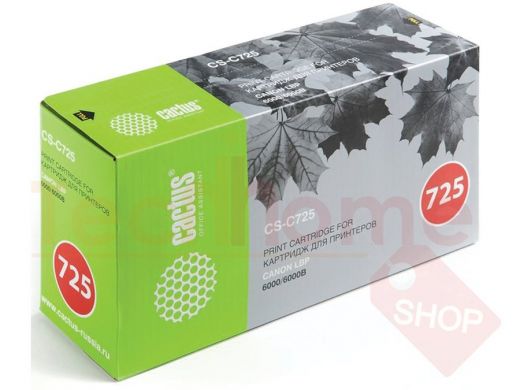 Картридж лазерный CACTUS (CS-C725) для CANON LBP-6000/6020/6020B, ресурс 1600 стр., CS-C725S