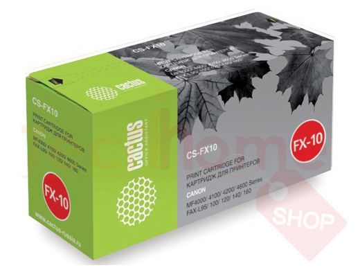 Картридж лазерный CACTUS (CS-FX10) для CANON i-SENSYS 4018/4120/4140, ресурс 2000 стр., CS-FX10S