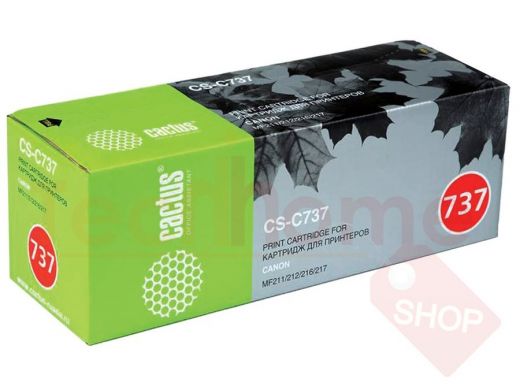Картридж лазерный CACTUS (CS-C737) для CANON MF211/212w/216n/217w/226dn/229dw, ресурс 2400 стр.