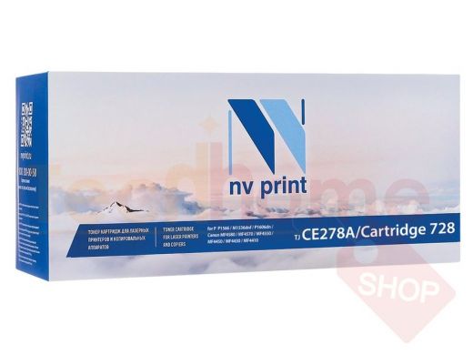 Картридж лазерный NV PRINT (NV-CE278A/728) для HP/CANON LJ P1566/P1606/ MF4410/4430, ресурс 2100 стр