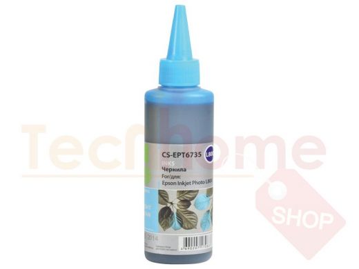 Чернила CACTUS (CS-EPT6735) для СНПЧ EPSON L800/L810/L850/L1800, светло-голубые, 0,1 л