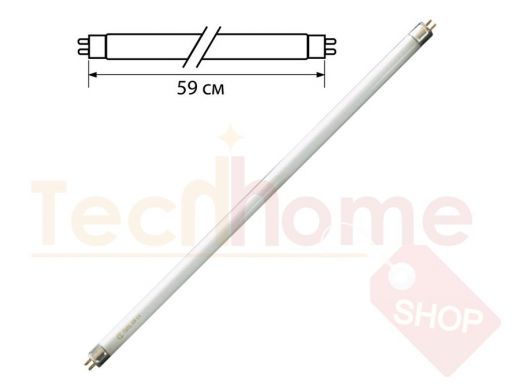 Лампа люминесцентная OSRAM L18/765, 18 Вт, цоколь G13, в виде трубки, длина 59 см, днев. белый свет