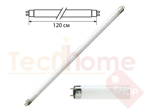 Лампа люминесцентная PHILIPS TL-D 36W/54-765, 36 Вт, цоколь G13, в виде трубки 120 см, холодный днев