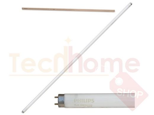 Лампа люминесцентная PHILIPS TL-D 58W/54-765, 58 Вт, цоколь G13, в виде трубки 150 см, холодный днев