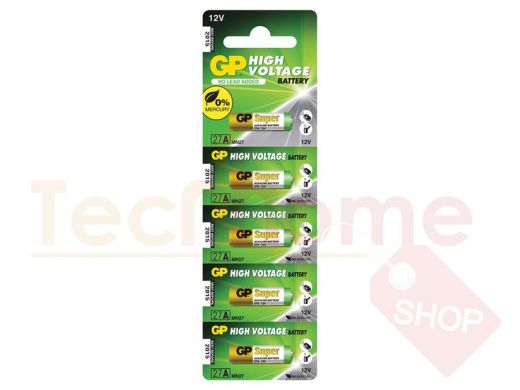 Батарейка LR03  GP High Voltage, 27 A,алкалиновая,для сигнализаций,1 шт.в блистере (отрывной блок)