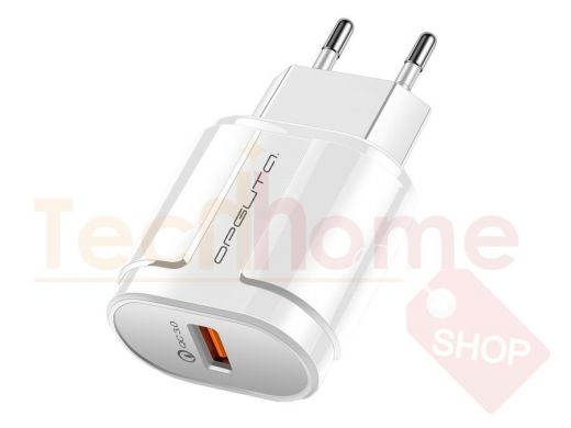 Зарядное устройство с 1USB  Орбита OT-APU28 Белый ЗУ с USB (QC3.0, 3000mA)