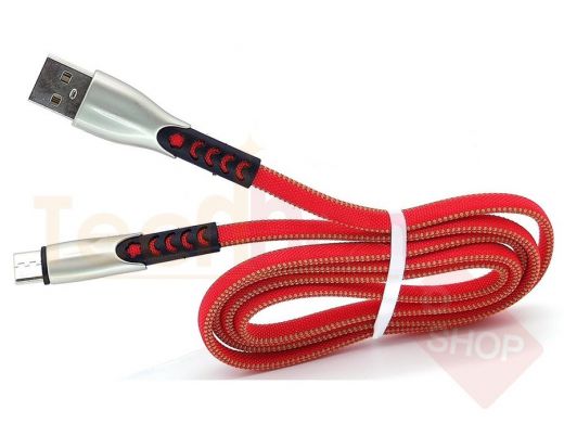 Орбита OT-SMM46 Красный кабель USB 2.4A (microUSB) 1м