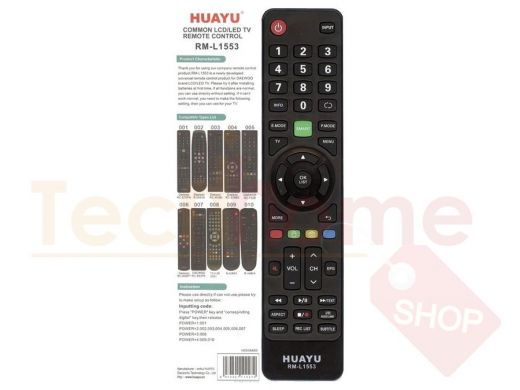 Телевиз. пульт HUAYU (for DAEWOO) RM-L1553 универсальный пульт