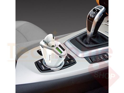Автомобильный адаптер HOCO E47 PRO ЗУ в прикуриватель с гарнитурой (QC3.0,5-12V)