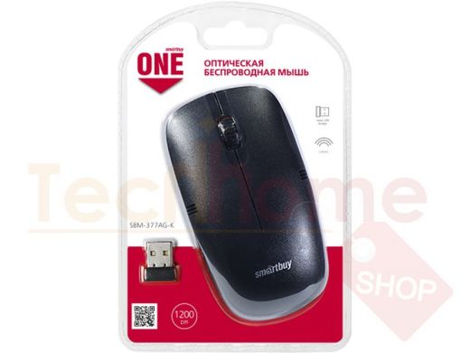 Мышь беспроводная Smartbuy ONE 377 черная (SBM-377AG-K) / 60