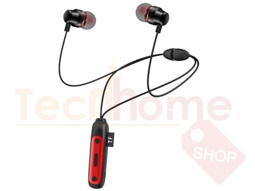Bluetooth наушники с микрофоном (гарнитура)  KADUM K09 Красные