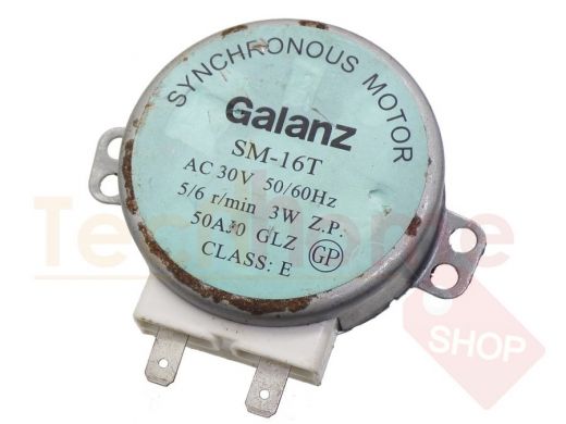Двигатель  для СВЧ печи SM-16T (HK36M5F6) 30V, 3W, 5/6 об/мин