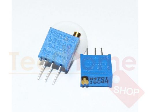 Резистор перем. 3296W204  200кОм  (9,5х4,8х10) (многооборотный, подстроеч.вертик.)