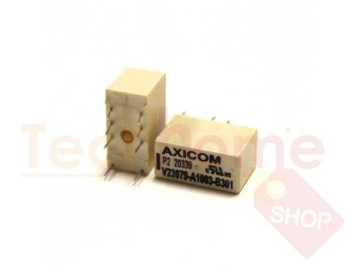 Реле сигнальное V23079 Axicom 12V, 11mА (2 пары по 2А) 15х7.3х11мм