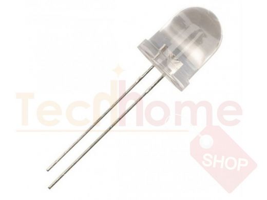 Светодиод 10mm; синий (4,0cd <20>) суперяркий, Up=12-14V (внешний резистор)'