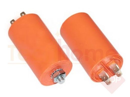 Конденсаторы пусковые     2,5mf x 450 VAC  CBB-60   (30х57, 50Hz) гибкие выводы + болт, неполярные