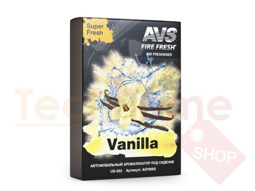 Ароматизатор AVS US-001 Super Fresh (аром. Ваниль/Vanilla) (гелевый)
