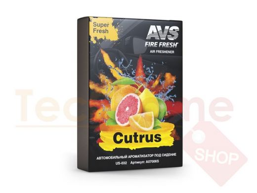 Ароматизатор AVS US-030 Super Fresh (аром. Цитрус/Citrus) (гелевый)