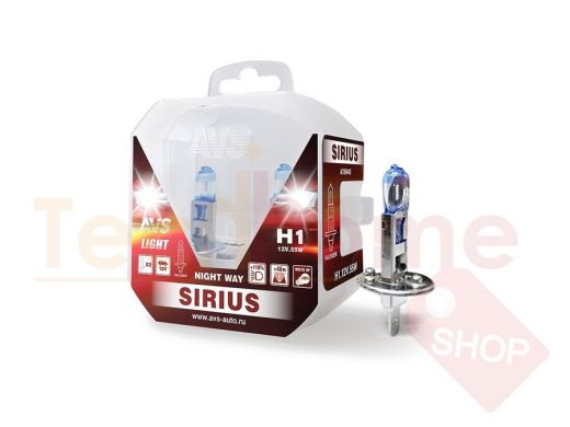 Галогенная лампа AVS SIRIUS/NIGHT WAY/ PB H1.12V.55W-2 шт.
