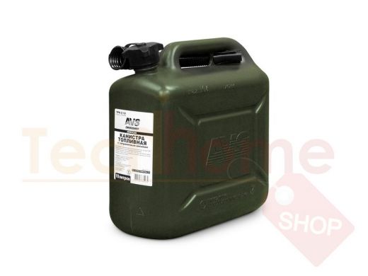 Канистра топливная пластик.10л. (тёмн.зелён.) AVS TPK-Z 10