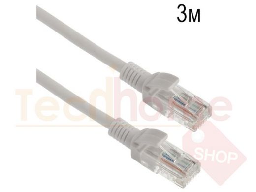 Патч-корд Орбита OT-PCC12   UTP 3м (Cat5E,568,4 пары)