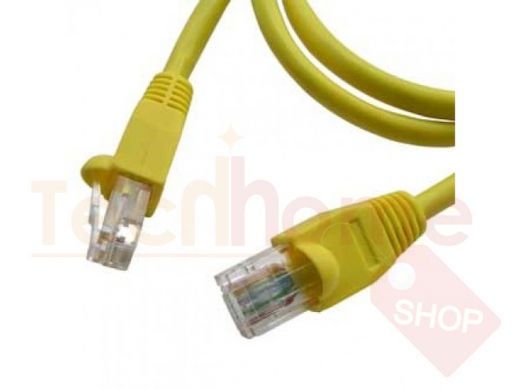 Патчкорд  RJ45 1m желтый Компьютерные шнуры RUICHI КАБЕЛЬНАЯ ПРОДУКЦИЯ