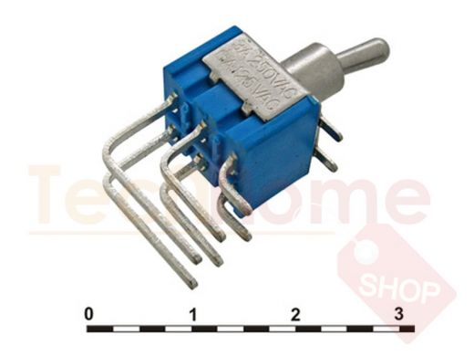 MTS-203-C4  on-off-on   Микротумблеры  КОММУТАЦИЯ