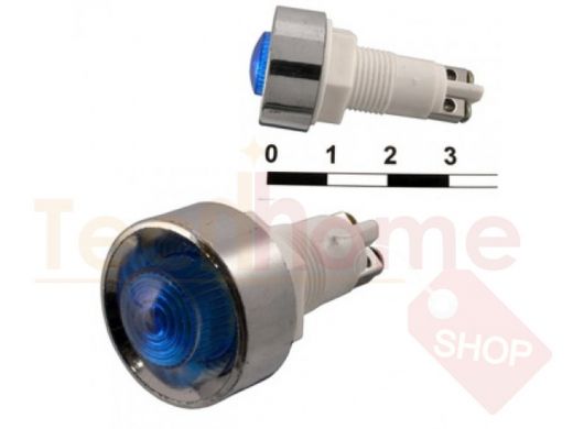 Лампочка неоновая в корпусе N-836-B  220VAC  RUICHI