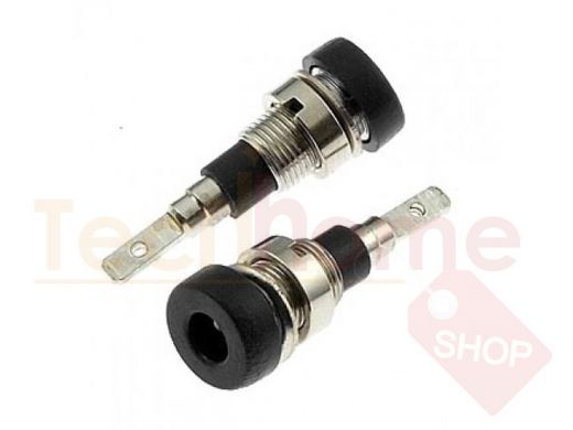 Z007 2mm panel jack BLACK Штекеры _ гнезда _ клеммы RUICHI РАЗЪЕМЫ