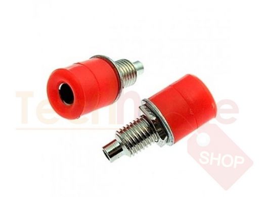 Z031 4mm Socket RED Штекеры _ гнезда _ клеммы RUICHI РАЗЪЕМЫ