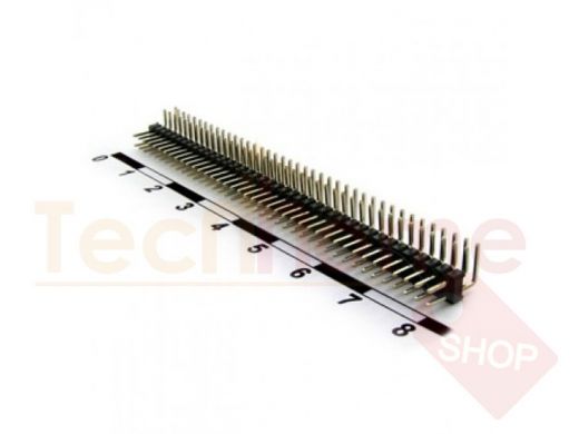 PLD2 2x40R pitch 2.00 mm Штыри и гнезда для плат 2.00мм RUICHI РАЗЪЕМЫ