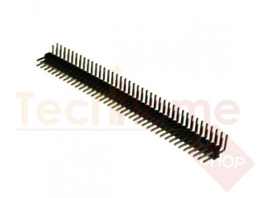 PLD 2x40R (PLD-80R шаг 2.54мм) Штыри и гнезда для плат 2.54мм РАЗЪЕМЫ