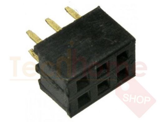 PBD2-6 (PBD2-2x3) 2.00 mm Штыри и гнезда для плат 2.00мм РАЗЪЕМЫ