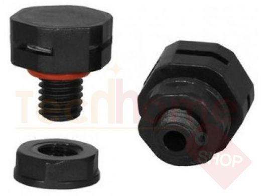 Клапан выравнивания давления M8X1.25 PA66  BLACK  RUICHI