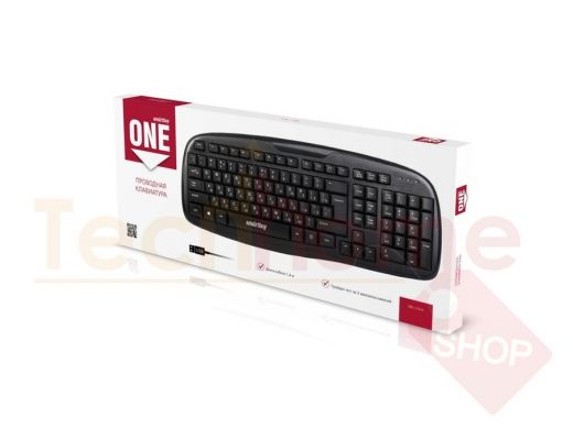 Клавиатура проводная Smartbuy ONE 116 черная (SBK-116-K)/20