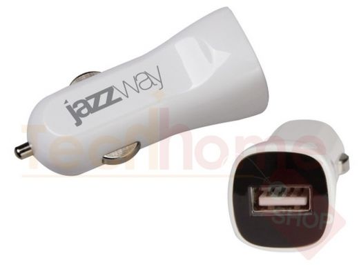 Автомобильный адаптер JAZZway auto IP-1000 USB 1A (1x5v-USB) от прикуривателя 12-24В