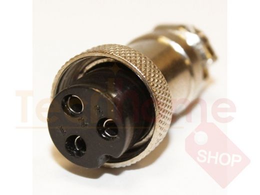 Разъём MIC16 3pin гнездо на кабель (7А,125В)