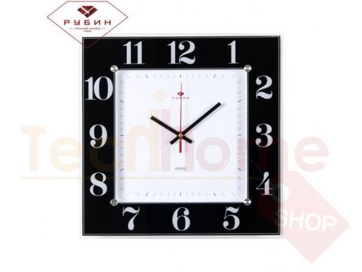 Часы настенные  31*31 1131В (3131-1131) корпус черный классика