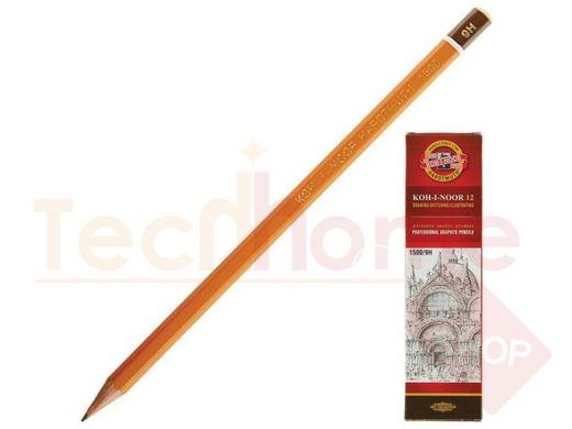 Карандаш чернографитный 9H KOH-I-NOOR, 1 шт., 