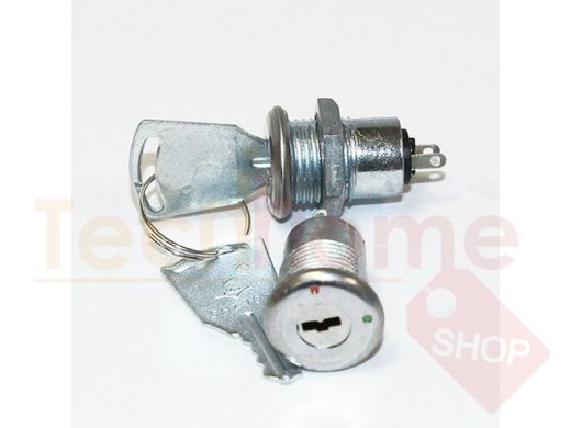 Кнопка антивандальная металл, с замком d=12mm, KDS-3, 81665