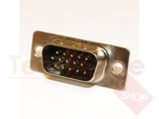 Разъём компьют: штекер DB15 (VGA15pin) на корпус
