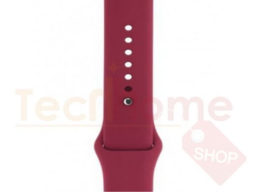 Браслет для App Watch 38/40мм, силиконовый S, вишнёвый, 035