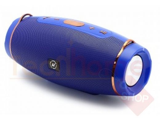 Колонка H9, Bluetooth, MicroSD, USB, синяя