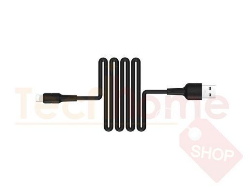 Шнур USB / Lightning (iPhone) BoroFone BX30 Черный кабель USB 2.4A (iOS Lighting) 1м