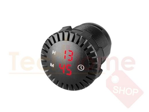 Часы TDS TS-CAU54 Красные часы автомобильные (Врезные)