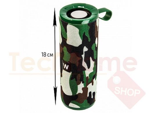 Колонка Walker WSP-110, Bluetooth, 5Вт, microSD, USB, AUX, FM, камуфляж